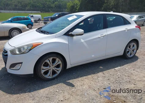 2014 Hyundai Elantra Gt Base W/Blue from USA, damaged, VIN KMHD35LH9EU162356